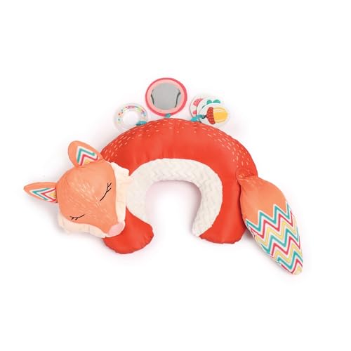 LUDI — Fox Activity Pillow — Aktivierungsspiel für Babys — ab 3 Monaten — entwickelt Sinne, Spannkraft und stärkt die Muskeln in der Bauchlage — 5 sensorische Aktivitäten LUDI — Fox Activity Pillow — Aktivierungsspiel für Babys — ab 3 Monaten — entwickelt Sinne, Spannkraft und stärkt die Muskeln in der Bauchlage — 5 sensorische Aktivitäten von LUDI