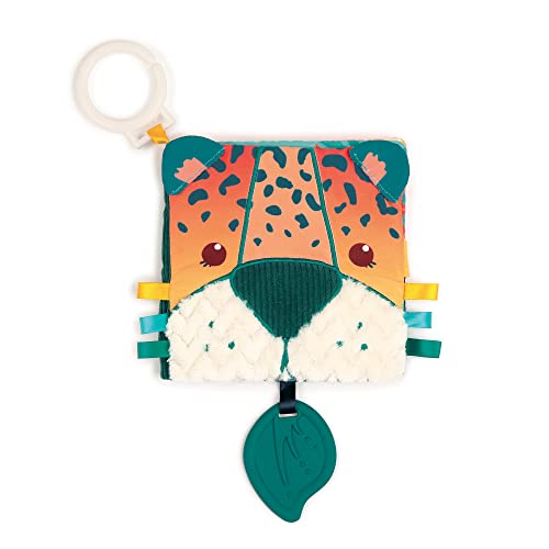 LUDI — Buch zum Erwachen des Dschungels — mit 7 sensorischen Aktivitäten — Awakening Baby — entwickelt Entdeckung, Berührung und Wohlbefinden — weiche Materialien und verschiedene Texturen + Beißringe LUDI — Buch zum Erwachen des Dschungels — mit 7 sensorischen Aktivitäten — Awakening Baby — entwickelt Entdeckung, Berührung und Wohlbefinden — weiche Materialien und verschiedene Texturen + Beißringe von LUDI