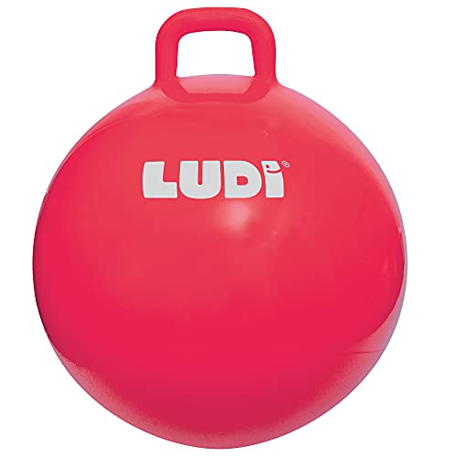 Ludi Sprungball rot XXL Springball (90101), 55 von LUDI