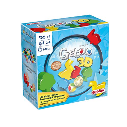 Lúdilo Grabolo 3D | Brettspiele für Kinder 4 Jahre | Lernspiele für Kinder 4 Jahre | Geschenk für Kinder 4 Jahre | Kinderspiele | Spiele für Kinder von LUDILO