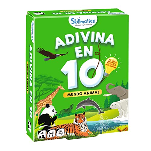 Ludilo - Raten Sie in 10! Tierwelt | Lernspiele 6 Jahre | Brettspiele für Kinder 6 Jahre | Brettspiel | Familienbrettspiele | Brettspiele | Brettspiele von LUDILO