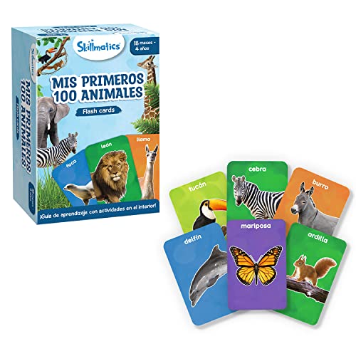 Ludilo Flashcards Tiere | Kinderspiele von 18 m bis 4 Jahren | Babyspiele ab 1 Jahr | Lesen Lernen | Kartenspiele | Lernspiele von LUDILO