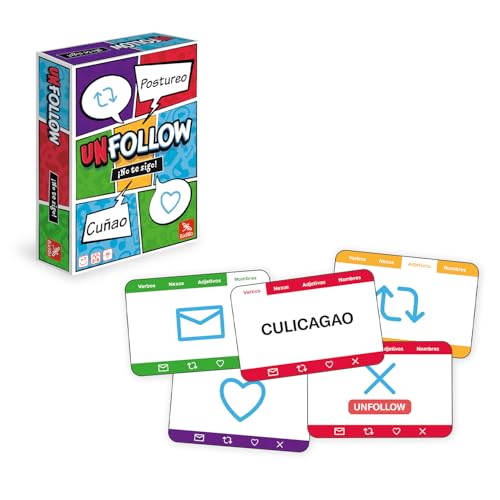 Ludilo Unfollow Brettspiele für Kinder ab 8 Jahren | Kartenspiele 30 min | schnelles Brettspiel | Geschenk für Kinder und Erwachsene | Geschenk für Kinder und Erwachsene Ludilo Unfollow Brettspiele für Kinder ab 8 Jahren | Kartenspiele 30 min | schnelles Brettspiel | Geschenk für Kinder und Erwachsene | Geschenk für Kinder und Erwachsene von LUDILO