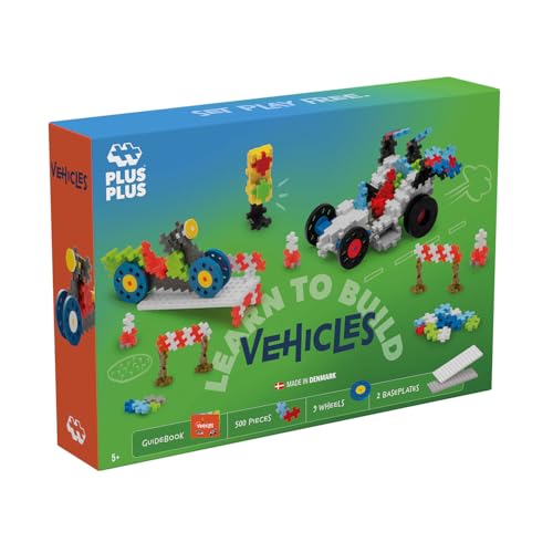 Plus Plus Bausteine - Build to Learn Fahrzeuge | 3D Puzzle Kinder | Konstruktionsspielzeug Ab 5 | Puzzle Ab 5 Oder Mehr | Lernspiele Ab 5 Jahre | 500 Teile Plus Plus Bausteine - Build to Learn Fahrzeuge | 3D Puzzle Kinder | Konstruktionsspielzeug Ab 5 | Puzzle Ab 5 Oder Mehr | Lernspiele Ab 5 Jahre | 500 Teile von LUDILO