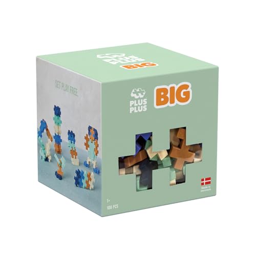 Plus Plus Big Breeze - Plus Plus Steine | Puzzle Ab 2 Jahre Und Alter | Spielzeug Ab 3 Jahre Junge | 100 Teile | Plus Plus Bausteine | Puzzle Kinder von LUDILO