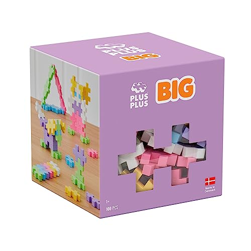 Plus Plus Big Pastel - Plus Plus Steine | Puzzle Ab 2 Jahre Und Alter | Spielzeug Ab 3 Jahre Junge | 100 Teile |Plus Plus Plus Bausteine | Puzzle Kinder Plus Plus Big Pastel - Plus Plus Steine | Puzzle Ab 2 Jahre Und Alter | Spielzeug Ab 3 Jahre Junge | 100 Teile |Plus Plus Plus Bausteine | Puzzle Kinder von LUDILO
