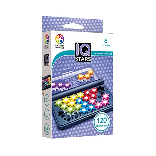 Smart Games - IQ Stars | Lernspiele Ab 6 Jahre | Spiele Kinder | Logikspiele Ab 6 Jahre | Geduldspiele Für Kinder | Spiele Für 1 Person | Geschenke Für Kinder von LUDILO