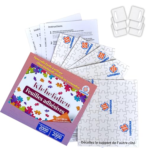 Puzzlekleber 1000 und 2000 Teile, Aufhängen des rahmenlosen Puzzles, Tutorial Video auf Deutsch, klebefolie für Kinder und Erwachsene Puzzlekleber 1000 und 2000 Teile, Aufhängen des rahmenlosen Puzzles, Tutorial Video auf Deutsch, klebefolie für Kinder und Erwachsene von LUDOBREAK