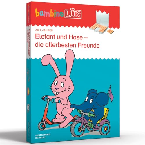 bambinoLÜK-Set: 2/3/4 Jahre Elefant und Hase - die allerbesten Freunde (bambinoLÜK-Sets: Kasten + Übungsheft/e) von LÜK