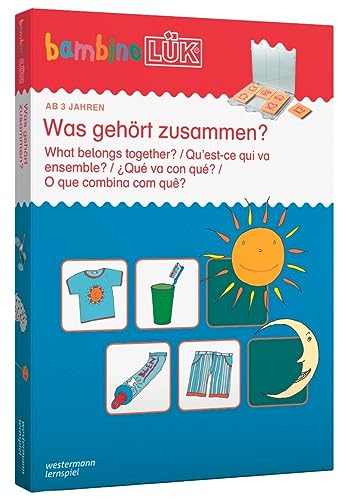 bambinoLÜK-Set: 3/4/5 Jahre Was gehört zusammen?: Enthält: bambinoLÜK-Lösungsgerät und Heft 1 & 3/4/5 Jahre (bambinoLÜK-Sets: Kasten + Übungsheft/e) von LÜK