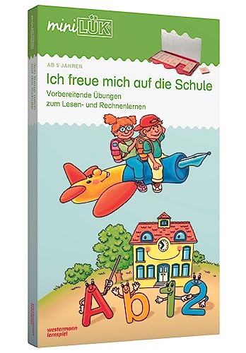 miniLÜK-Set: Vorschule Ich freue mich auf die Schule: Vorbereitende Übungen zum Lesen- und Rechnenlernen für Kinder ab 5 Jahren (miniLÜK-Sets: Kasten + Übungsheft/e) von LÜK