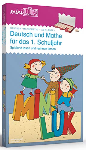 miniLÜK-Sets: miniLÜK-Set: 1. Klasse - Mathematik, Deutsch: Deutsch und Mathe für das 1.Schuljahr: Mathestation 1.Klasse / Erstlesestation 1 / ... ... 1 / Spielend lesen und rechnen lernen von LÜK