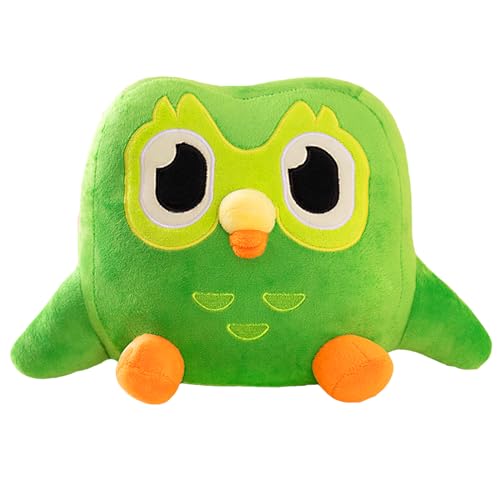 LUKIUP Green Owl Plush Toy Ostern, 20 cm Grünes Owl Toy, Cartoon Owl Throw Pillow Plush, Soft Owl Stuffed Animal Cuddly Toy for Home Decor Kinder ab 3 Jahren Birthday Ostern Owl Gifts von LUKIUP