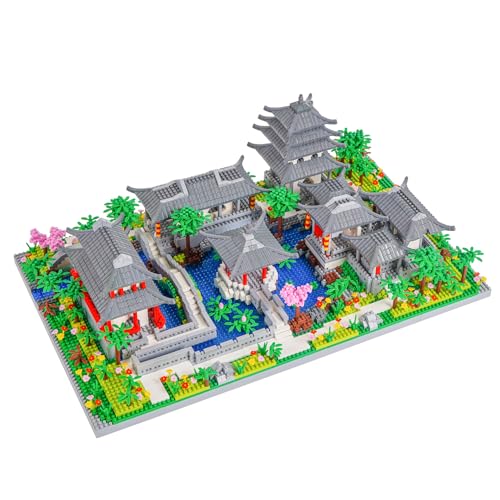 LULUFUN Bauklötze Set, Architektur-Bauspielzeug, Suzhou Klassische Gärten Block Sets, Chinesische Antike Berühmte Architektur Mini-Blöcke Kits, Spielzeug Geschenke für Kinder und Erwachsene 3930Stück von LULUFUN