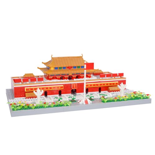 LULUFUN Bauklötze-Set, Architektur-Bauspielzeug, Tian'anmen-Bauklötze-Sets, Chinesische Antike Berühmte Architektur Mini-Bauklötze-Sets, Spielzeug-Geschenke für Kinder und Erwachsene (3000+Stücke) LULUFUN Bauklötze-Set, Architektur-Bauspielzeug, Tian'anmen-Bauklötze-Sets, Chinesische Antike Berühmte Architektur Mini-Bauklötze-Sets, Spielzeug-Geschenke für Kinder und Erwachsene (3000+Stücke) von LULUFUN