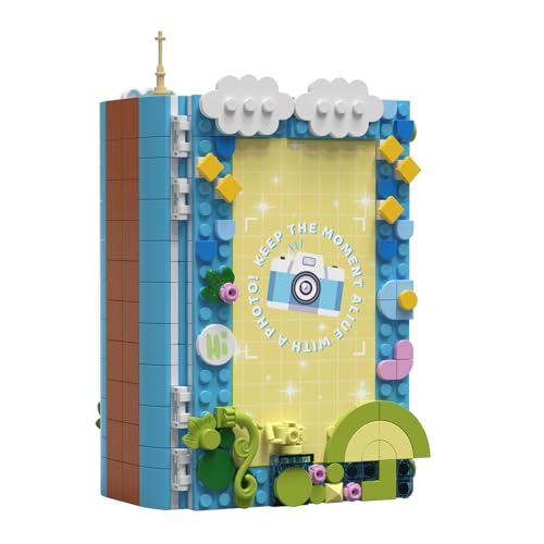 LULUFUN Bauklötze Set,Kreative Kunst Baukasten,3D Fotoalbum BAU Spielzeug,Heimdekoration Geschenk für Erwachsene und Jugendliche (Phostudio) von LULUFUN