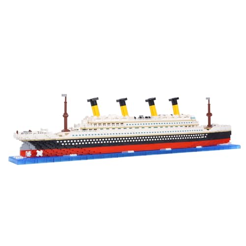 LULUFUN Bausteine-Set, Titanic Schiffsmodell-Block-Set, pädagogisches Bauspielzeug für Erwachsene und Jugendliche für Weihnachten, Geburtstag, Neujahr, 4404 Teile von LULUFUN