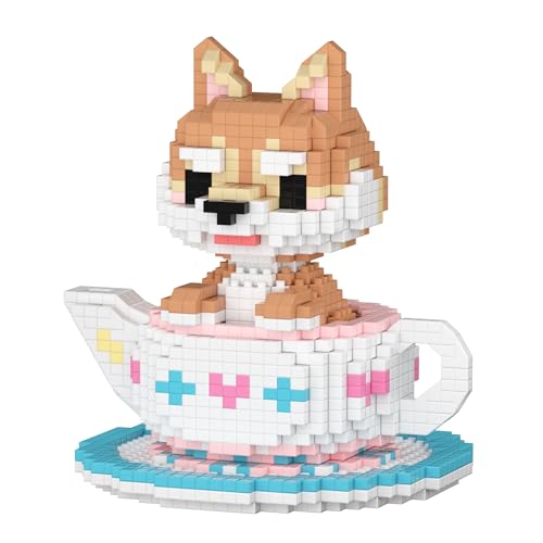 LULUFUN Building Block Set,Niedliche Tasse Hunde Modell Spielzeug,Welpe Micro Mini Blocks Kit für Bastler,Geschenk für Erwachsene und Kinder LULUFUN Building Block Set,Niedliche Tasse Hunde Modell Spielzeug,Welpe Micro Mini Blocks Kit für Bastler,Geschenk für Erwachsene und Kinder von LULUFUN