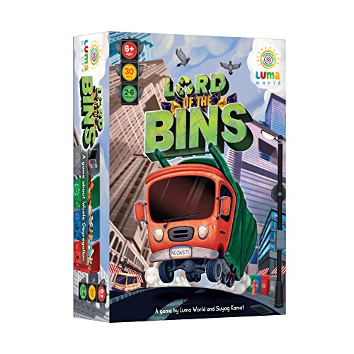 Lord of The Bins Dedicated Deck Family Strategy Card Game to learn Sustainability, Waste Segregation, Protecting The Environment, Eco-friendly, 30 mins, 2 to 6 Players von LUMA WORLD ADD LIFE TO LEARNING