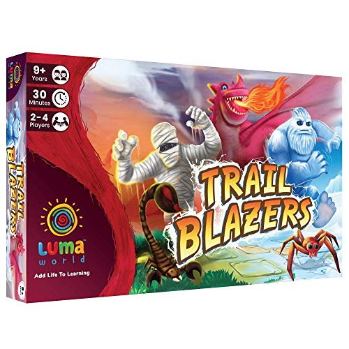 Luma World Trail Blazers STEM Lern-Brettspiel für Kinder ab 9 Jahren, um Geometrie, Formen, Linien zu lernen und die Kreativität zu verbessern, 4 anpassbare Abenteuerwelten mit Aufklebern für Kunst von LUMA WORLD ADD LIFE TO LEARNING