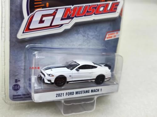 Green Light - 13300-F - Modell 2021 F ord Mustang Mach 1-7 cm Maßstab 1/64 von LUNAIPSE