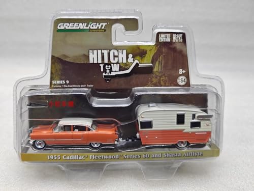 Green Light -32090-A - Modell 1955 Cadi llac Fleetwood, 60-15 cm, Maßstab 1/64 von LUNAIPSE