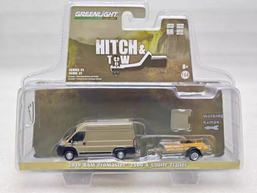 Green Light – 32210-C – Modell 2019 Ram Promaster 2500 Cargo – 7 cm Maßstab 1/64 von LUNAIPSE