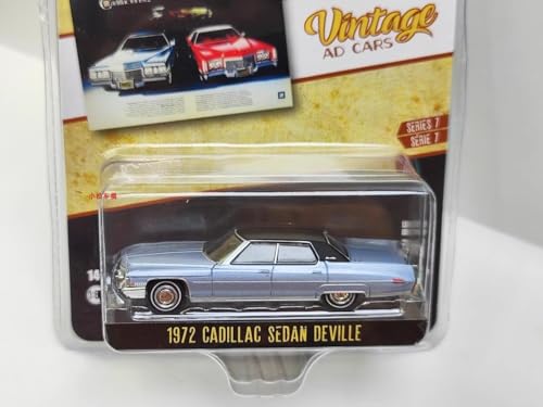 Green Light – 39100-D – Modell 1972 Cadi llac Sedan Deville – 7 cm Maßstab 1/64 von LUNAIPSE