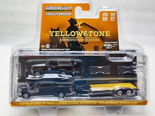 Greenlight -31150-C - Modell 2018 Fo rd F-150 & 1992 Ford Bronco - 7 cm Maßstab 1/64 von LUNAIPSE