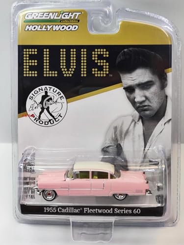 Greenlight – 44740-C – Modell 1955 Cadillac Fleetwood Pink – 7 cm Maßstab 1/64 von LUNAIPSE