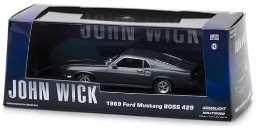 Greenlight – 86540 – Modell 1969 Fo rd Mustang Boss 429–10 cm Maßstab 1/43 von LUNAIPSE