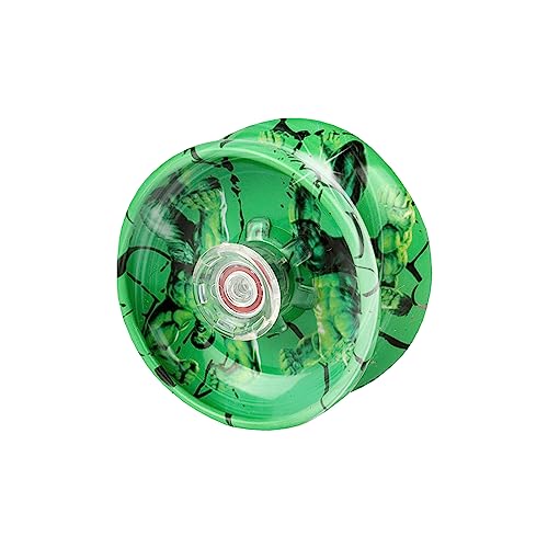 Marvel hulk Legierung Yoyo ATVOYO-hulk Yoyo Premium Yoyo Grünes Jo-Jo Professionelle Aluminium Metall Yoyo Jugend Unterhaltung geeignet für Kinder und Anfänger von Buosha