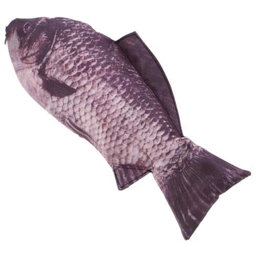 LUOEM Fisch Federmäppchen, Karpfen Fischförmiges Federmäppchen, Karpfen Make-up Tasche Geldbörse mit Reißverschluss für Stifte, Schreibwaren und Kosmetik von LUOEM