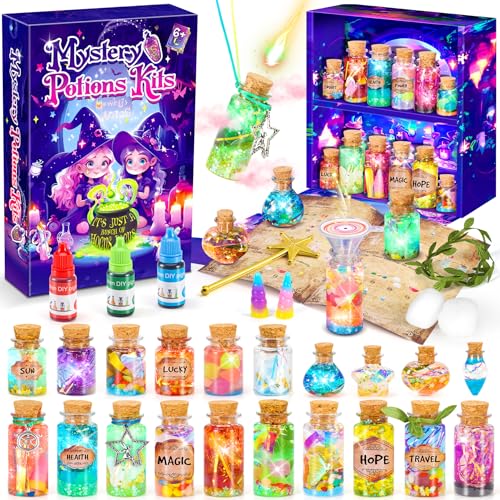 LUVTOY Kreative Geschenk für Kinder, Zaubertrank Set Kinder, Bastelset Mädchen 6-11Jahre, Craft Spielzeug für Jungen & Mädchen Alter 6 7 8 9 10 11 12 von LUVTOY