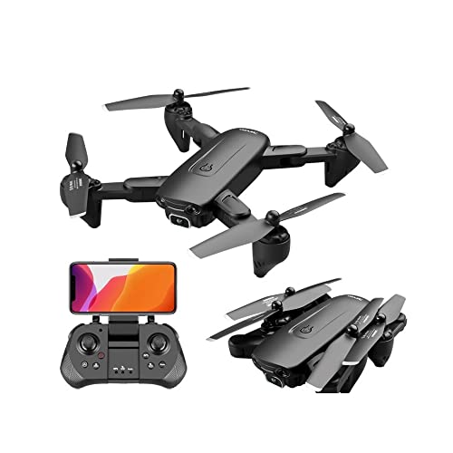 LUXWALLET SG ProX5 Quadkopter RC Drohne mit Voll HD Kamera, Tragetasche, 30km/h-200 Meter Entfernung, Schwarz von LUXWALLET