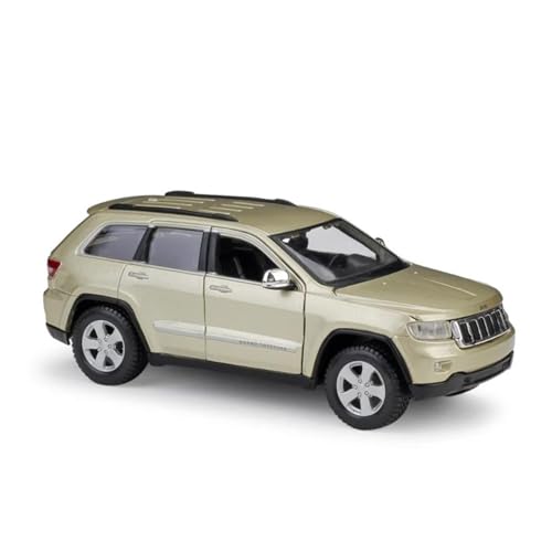 Druckguss-Auto im Maßstab 1:24 für Jeep Grand Cherokee Laredo, hohe Simulation, Legierung, Druckguss, Metall, geeignet für Sammler, Modellfahrzeug (Farbe: A) von LUgez