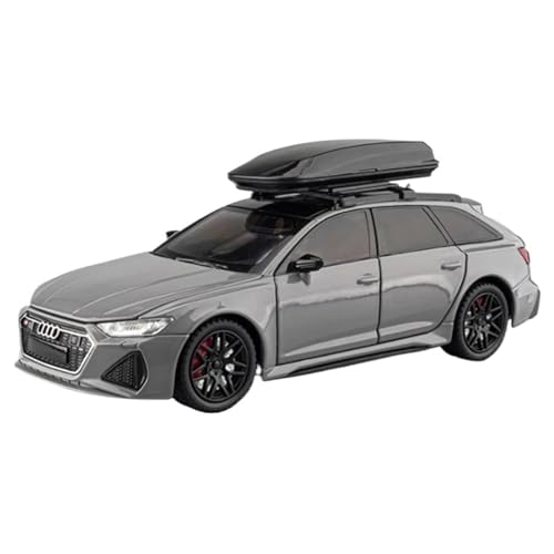 Maßstab Druckguss-Auto 1/24 für Audi RS6 Avant Station Wagon Track Legierung Rennwagen Modell Metallauto Modell mit Sound und Licht Sammlermodell Fahrzeug (Farbe: E) von LUgez