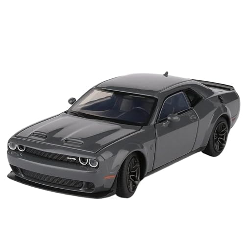 Skala Diecast Car 1:32 für Dodge Challenger SRT Legierung Musle Auto Modell Diecasts Metall Auto Modell mit Ton und Licht Collectible Model Fahrzeug (Farbe : A) von LUgez