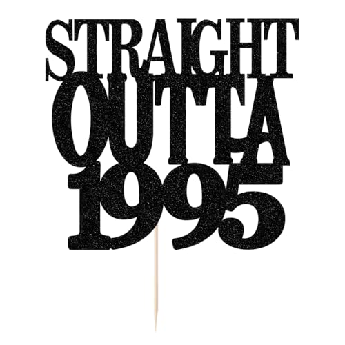 Black Flash Straight Outta 1955 Cake Topper Happy 70th Birthday Cake Topper Cheer 70th Cake Topper 70 and Fabulous Cake Decoration 70th Birthday/Wedding Party (Straight Outta Black, 1995) von LVEUD