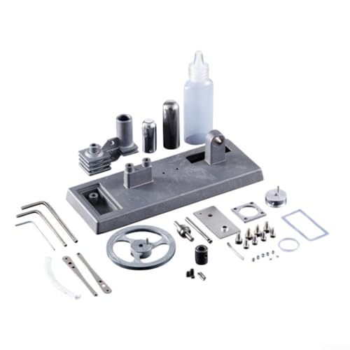 LVYXON Metall-Motor-Modellbausatz mit LED-Licht zur Stromerzeugung für MINT-Bildung und wissenschaftliche Experimente von LVYXON