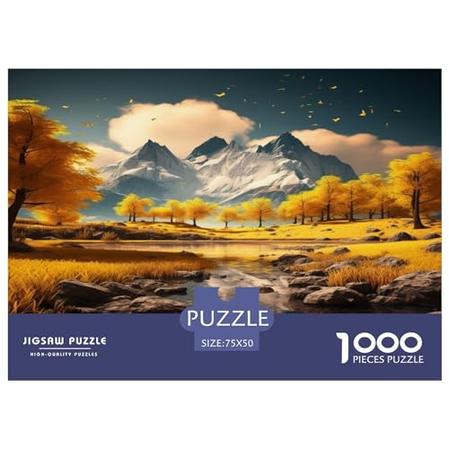 Seen Puzzle 1000 Teile Erwachsener Kniffel Spaß Für Die Ganze Familie - Abwechslungsreiche 1000 Puzzleteilige Motive Puzzle Erwachsene, Puzzel 1000pcs (75x50cm) von LWXEEOAVE