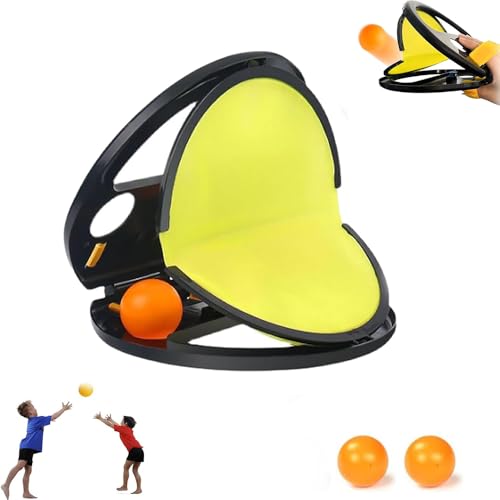 LXCJZY Racket Pocket Catch Game,Parent Child Interactive Educational Throwing Ball,Throw Catch Game,Outdoor for Kids Catch Ball Set (1PCS) von LXCJZY