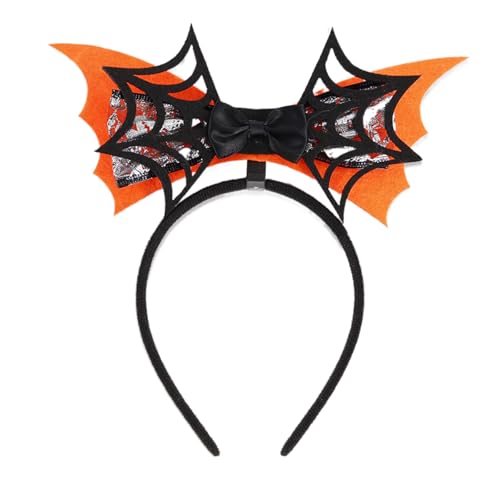 LXJLXD Halloween-Tier-Party-Stirnband, Cosplay, Heawear, Haar-Kostüm, Zubehör für Erwachsene und Kinder, Partys und Versammlungen (Bogen-Fledermaus-Flügel-Stil) von LXJLXD