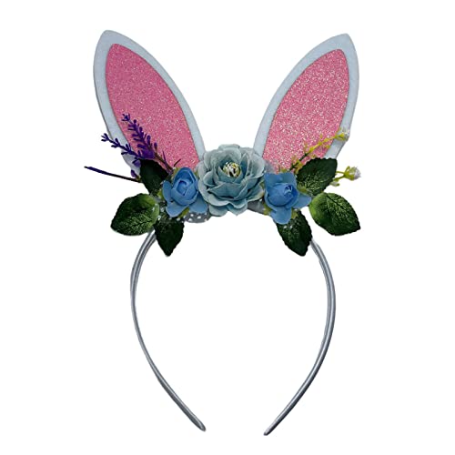 LXJLXD Ostern Stirnband Pailletten Ohrform Haarreifen Party Kopfschmuck Haarband Ostern Party Cosplay Kostüm Requisite Uni von LXJLXD