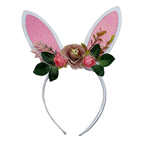 LXJLXD Ostern Stirnband Pailletten Ohrform Haarreifen Party Kopfschmuck Haarband Ostern Party Cosplay Kostüm Requisite Uni von LXJLXD