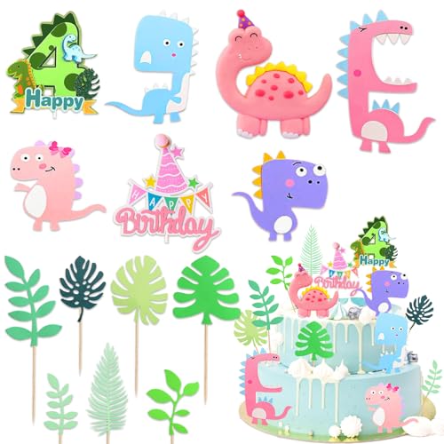 Kuchendeckel Dinosaurier, Dinosaurier Cupcake Topper, Dinosaurier Cupcake Topper, Kuchen Topper Dinosaurier, Dino Cake Topper, Dinosaurier Kuchendekoration, Kinder JungeTortendeko von LXONTSG