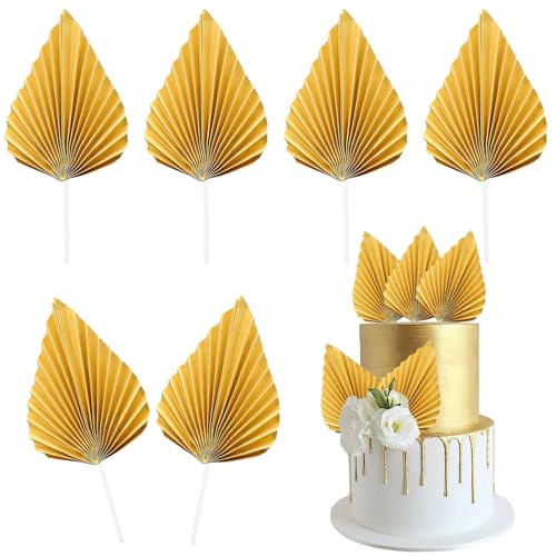 Papier Palmier Gâteau Décoration, 6 Pièces Palmier Gâteau Topper, Papier Palmier Cupcake Décoration, Palmier Anniversaire Gâteau Décoration, Cake Topper Palmier Papier, Cake Décoration von LXONTSG