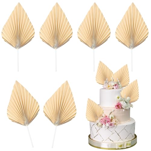 Papier Palmier Gâteau Décoration, 6 Pièces Palmier Gâteau Topper, Papier Palmier Cupcake Décoration, Palmier Anniversaire Gâteau Décoration, Cake Topper Palmier Papier, Cake Décoration von LXONTSG