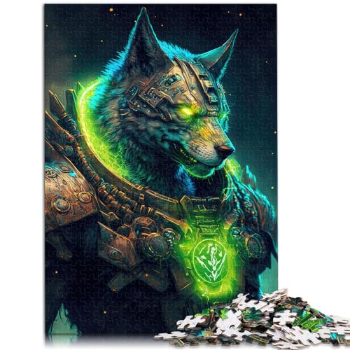 1000-teiliges Puzzle, Space Marine Wolves, für Erwachsene und Kinder ab 12 Jahren, Holzpuzzle, Geschenkideen, Größe: 50 x 75 cm von LXQING