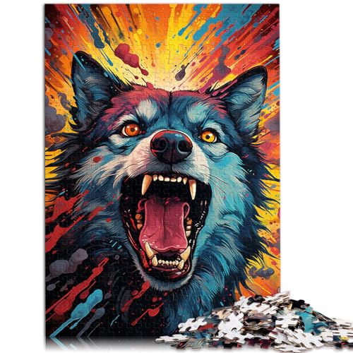 1000-teiliges Puzzle für Erwachsene, Schäferhund zum Ausmalen, geeignet für Erwachsene und Kinder ab 12 Jahren, Holzpuzzle für Familienaktivitäten, Größe: 50 x 75 cm von LXQING